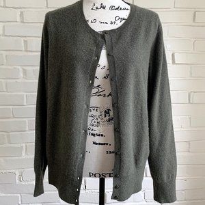 100% Cashmere Button Down Cardigan